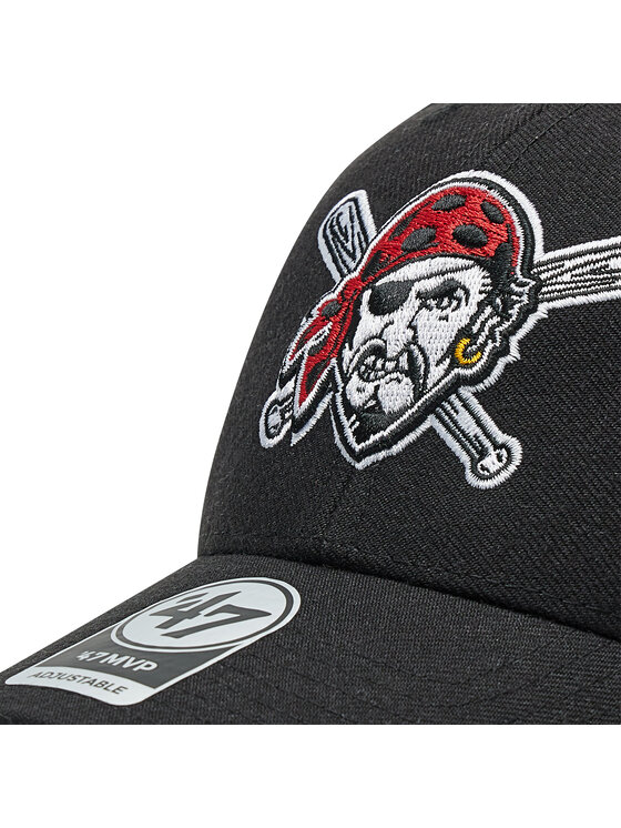 47 Brand 47 Brand Бейсболка MLB Pittsburgh Pirates B-MVP20WBV-BKO Чорний