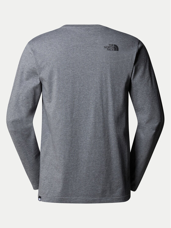 The North Face The North Face Тениска с дълъг ръкав Simple Dome NF0A87QN Сив Regular Fit