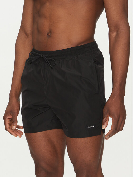 Calvin Klein Swimwear Calvin Klein Swimwear Úszónadrág KM0KM01111 Fekete Regular Fit