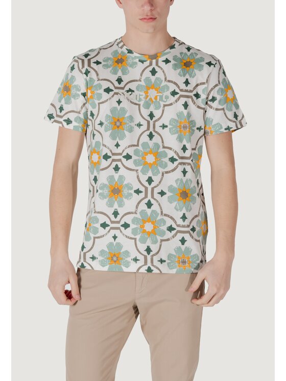 Antony Morato Antony Morato T-shirt REGULAR FIT LOGO PRINT Verde Regular Fit