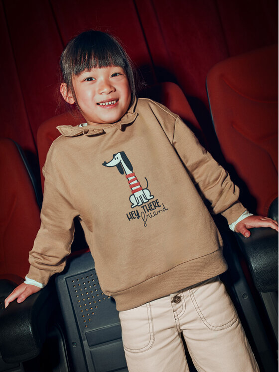Mayoral Mayoral Bluza 4430 Brązowy Regular Fit