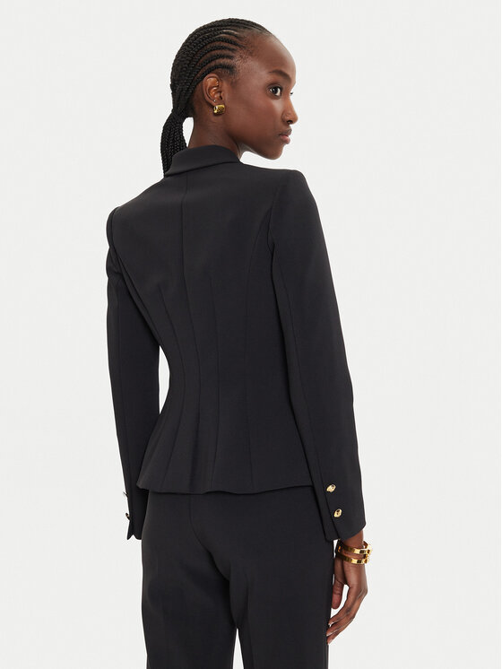 Elisabetta Franchi Elisabetta Franchi Zakó GI-095-46E2-V600 Fekete Slim Fit