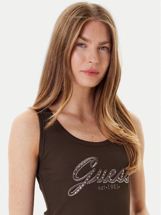 Guess Guess Top W5YP00 KCXJ2 Rjava Regular Fit