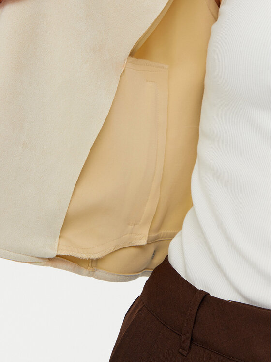 Vero Moda Vero Moda Giacca in similpelle Jose 10300938 Beige Regular Fit