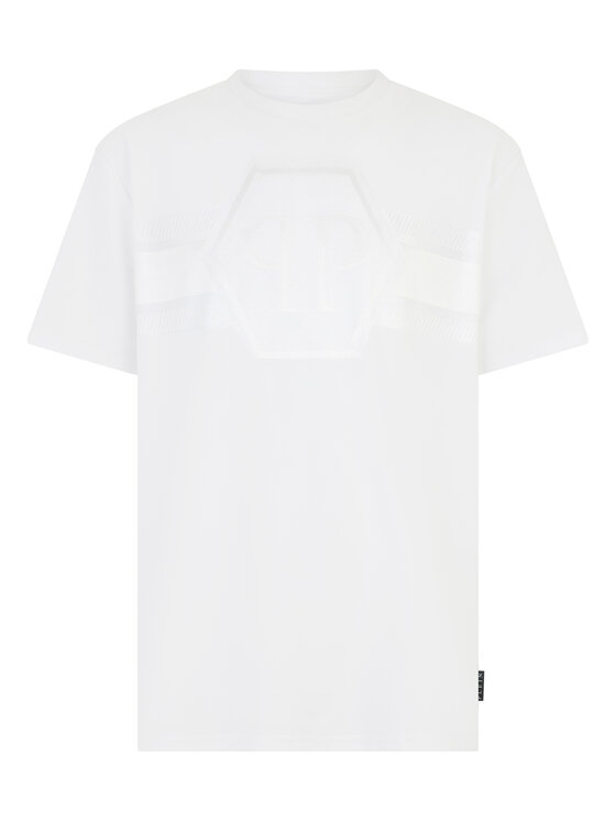 PHILIPP PLEIN PHILIPP PLEIN T-Shirt 29878 Biały Regular Fit