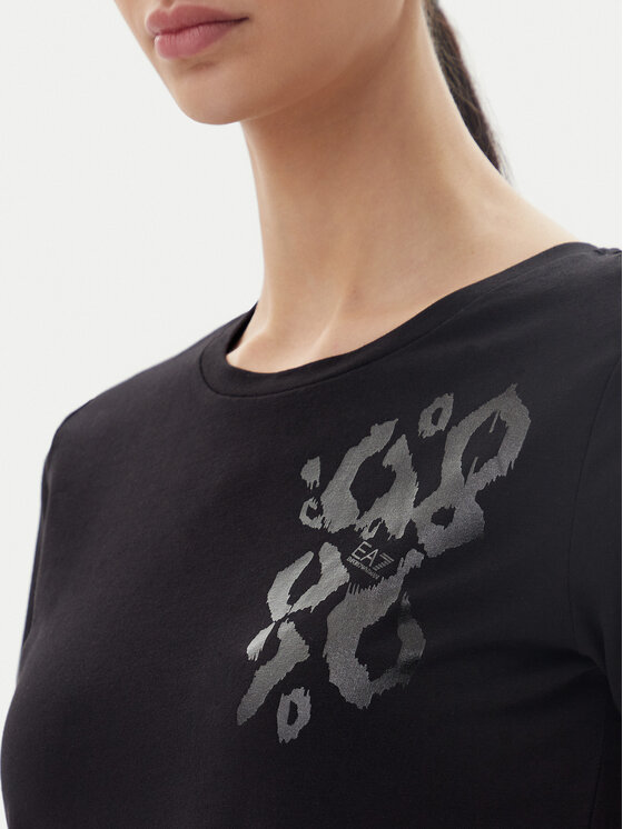 EA7 Emporio Armani EA7 Emporio Armani T-Shirt 7W000133 AF10373 UC001 Černá Regular Fit