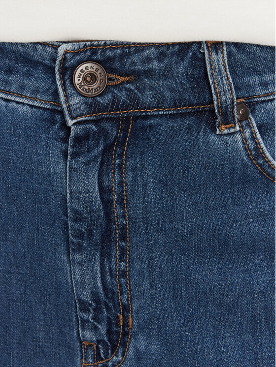Weekend Max Mara Weekend Max Mara Jeans hlače Vega 2525186061 Mornarsko modra Wide Leg