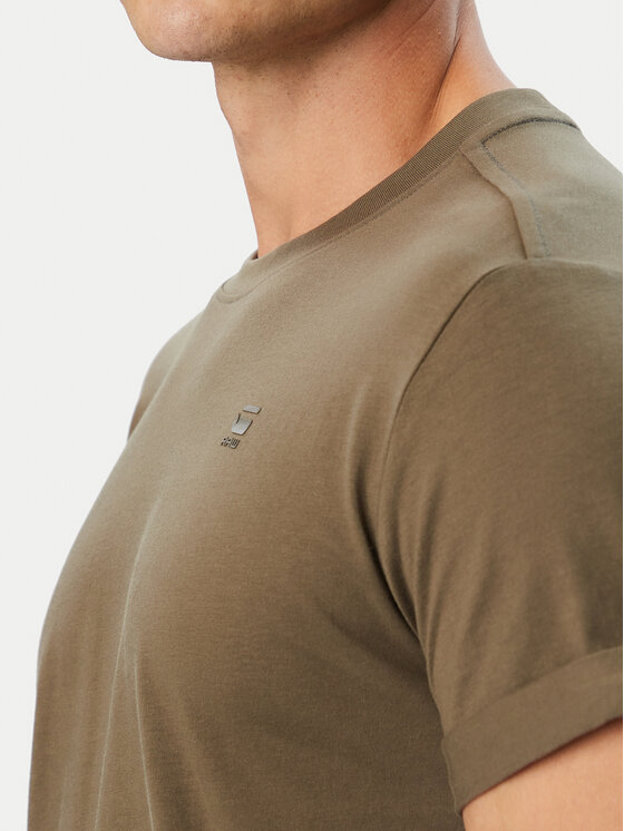 G-STAR G-STAR T-Shirt D16396-B353 Khaki Regular Fit