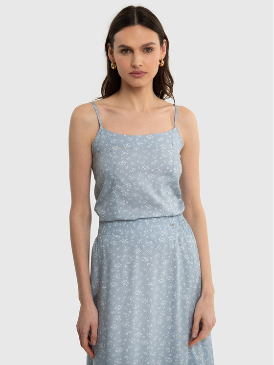 BIG STAR BIG STAR Koszula FIRONA Niebieski Slim Fit