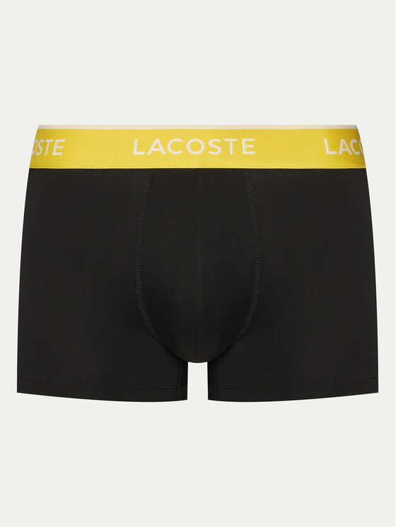 Lacoste Lacoste Set od 3 para bokserica 5H1297 Crna