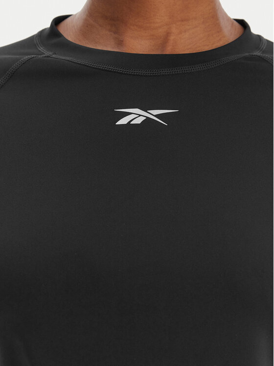 Reebok Reebok Funkčné tričko RK25604CCW Čierna Slim Fit