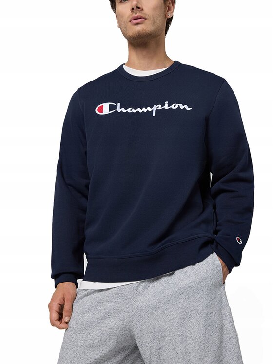 Champion Champion Bluza 220254-BS501 Niebieski Standard Fit