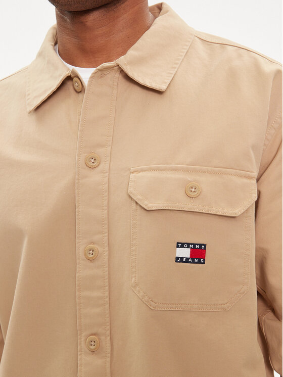 Tommy Jeans Tommy Jeans Särk Essential DM0DM18331 Beež Regular Fit
