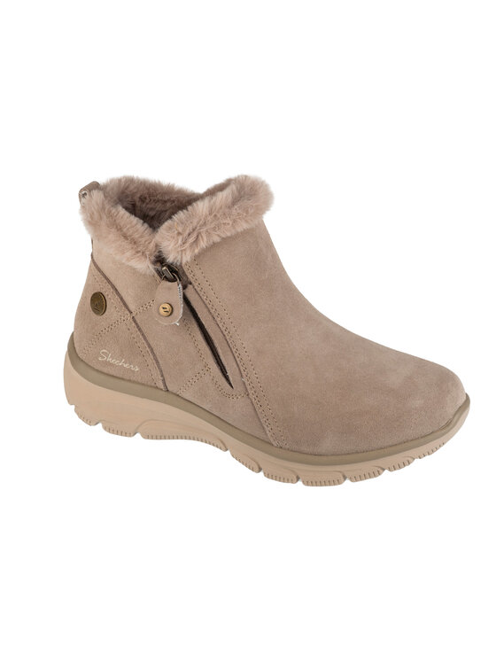 Skechers Skechers Śniegowce Easy Going - High Zip 2 Beżowy