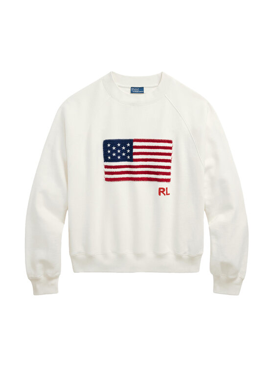 Polo Ralph Lauren Polo Ralph Lauren Світшот 211965098001 Білий Relaxed Fit