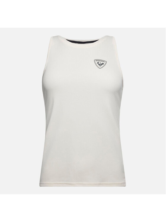 Rossignol Rossignol Top W Plain Tank Biały Regular Fit