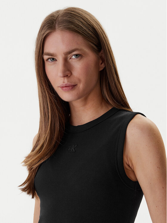 Calvin Klein Jeans Calvin Klein Jeans Τοπ LV047B265G Μαύρο Slim Fit