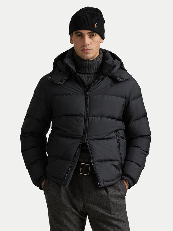 Polo Ralph Lauren Vatovaná bunda 710955875002 Čierna Regular Fit
