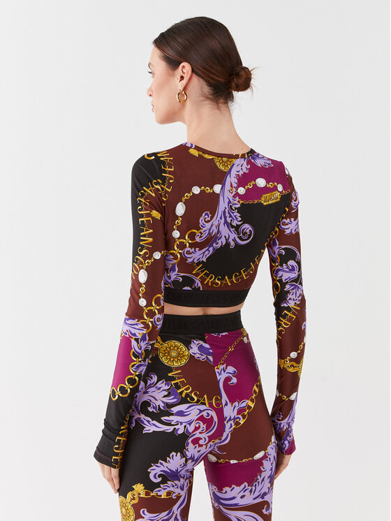 Versace Jeans Couture Versace Jeans Couture Halenka 75HAH218 Fialová Slim Fit
