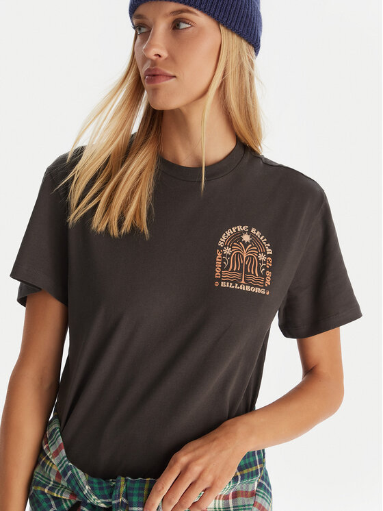 Billabong Billabong Тишърт EBJZT00496 Черен Oversize