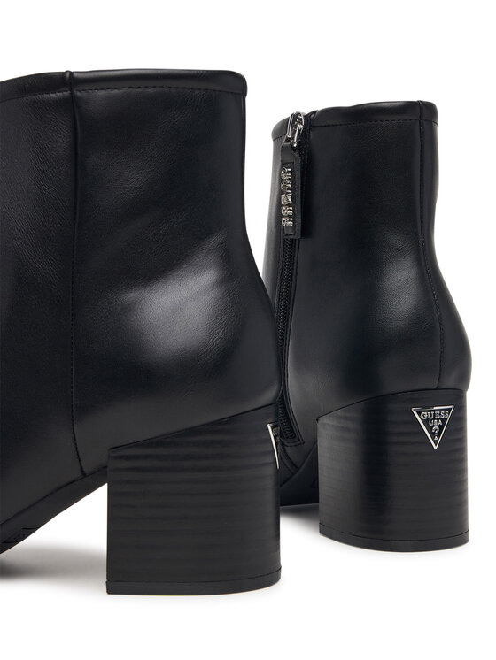 Guess Guess Botki FLFALE LEA10 Czarny