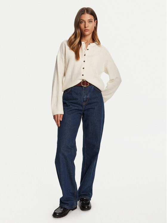 Barbour Barbour Kardigán Blakely lyLKN1663WH71 Ekru