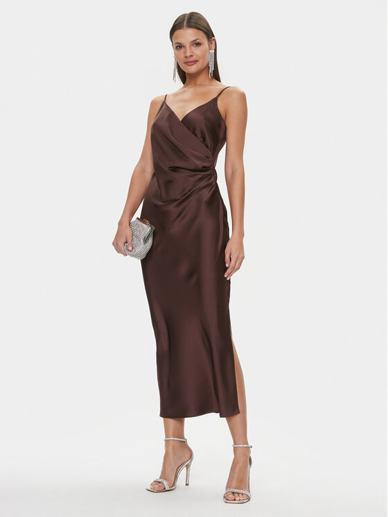 Imperial Imperial Cocktail obleka AB5MGBA Rjava Regular Fit