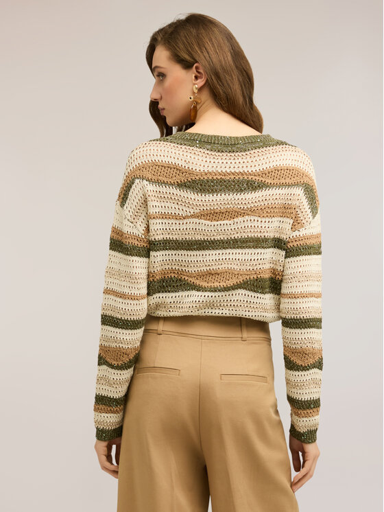 Motivi Motivi Maglione M159W003858N0S1 Beige Regular Fit