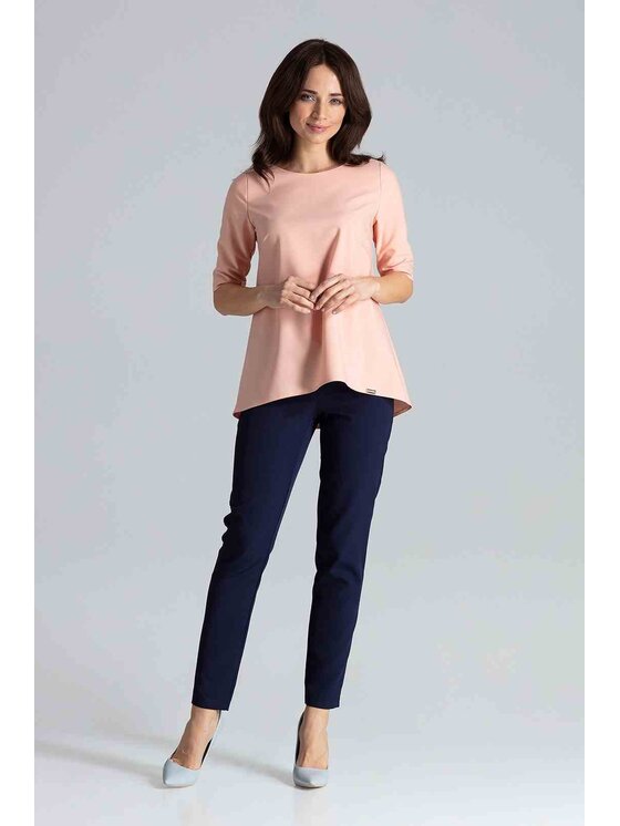 Lenitif Lenitif Blusa L002 Rosa Regular Fit
