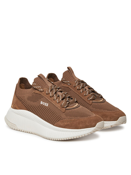 BOSS BOSS Sneakersy Ttnmevo Slon Lowkn 50536413 Écru