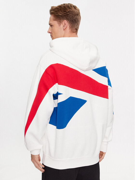 Reebok Reebok Mikina Classics Brand Proud HY7159 Bílá Regular Fit