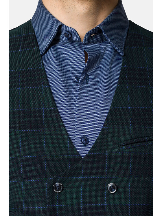 Lancerto Lancerto Kamizelka Modena KA131123000002 Zielony Slim Fit