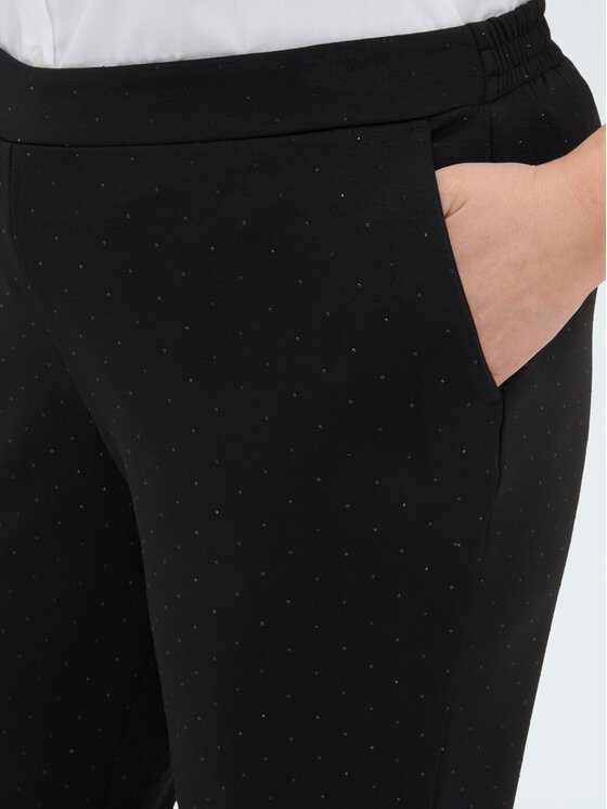 Fiorella Rubino Fiorella Rubino Pantaloni di tessuto P872L002484N033 Nero Regular Fit