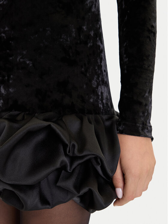 Eleh Eleh Koktejlové šaty EFW250383 Čierna Regular Fit