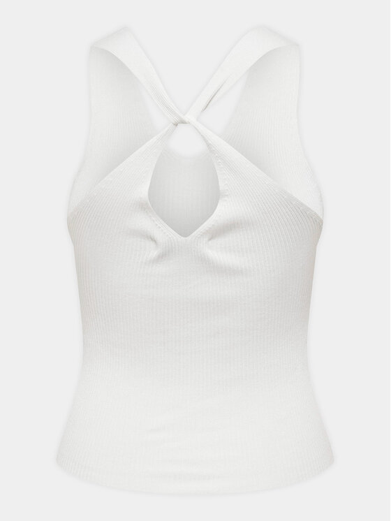 JDY JDY Top Sabrina 15258897 Bijela Slim Fit
