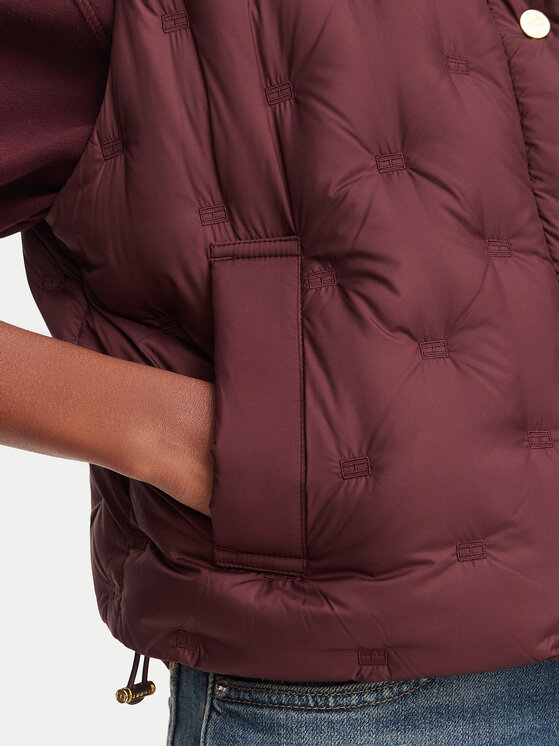 Tommy Hilfiger Tommy Hilfiger Sportisks veste WW0WW49860 Bordo Regular Fit