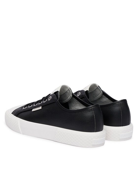 Calvin Klein Calvin Klein Кецове Vulc Lace Up Low Lth HW0HW03077 Черен