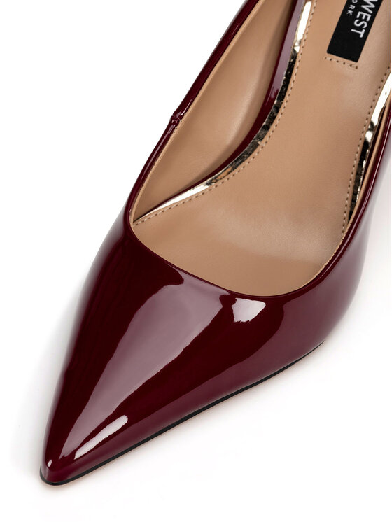 Nine West Nine West Pantofi cu toc subțire WFA3045-1A Vișiniu