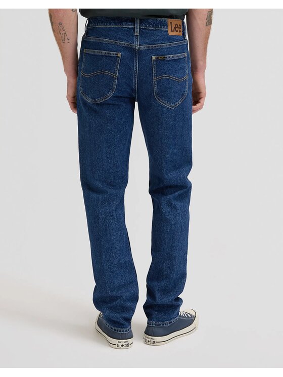 Lee Lee Jeansy WEST Niebieski Loose Fit