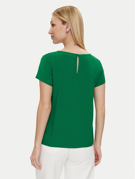 Vila Vila T-Shirt Paya 14067404 Zelená Regular Fit