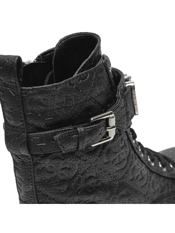 Guess Guess Šnurovacia obuv Vaires FLTSOM FAL10 Čierna
