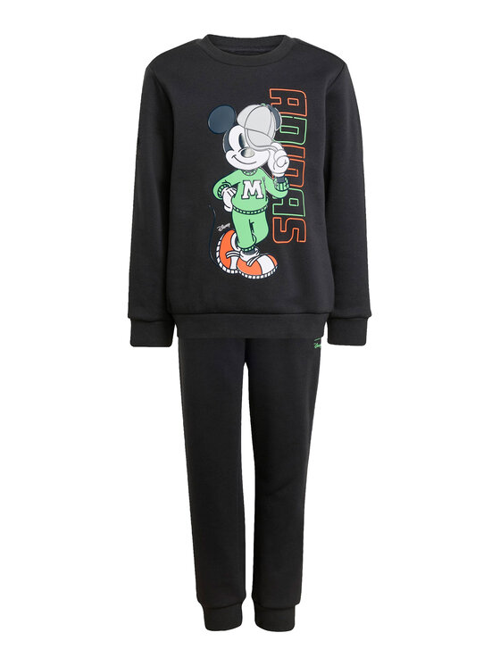 adidas adidas Tepláková souprava Disney Mickey Mouse JY1283 Černá Regular Fit