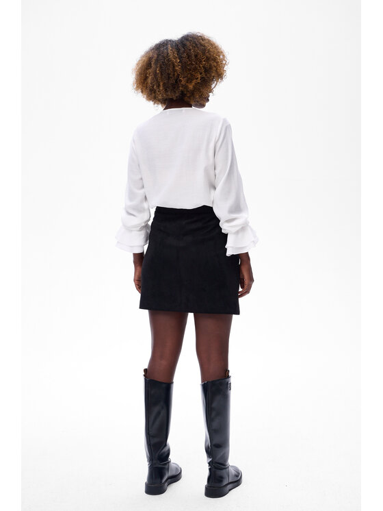 blue shadow blue shadow Bluzka Louise Écru Regular Fit