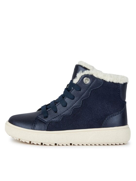 Geox Geox Sneakersy J Theleven Girl B Ab J36HTB 077BC C4021 S Tmavomodrá