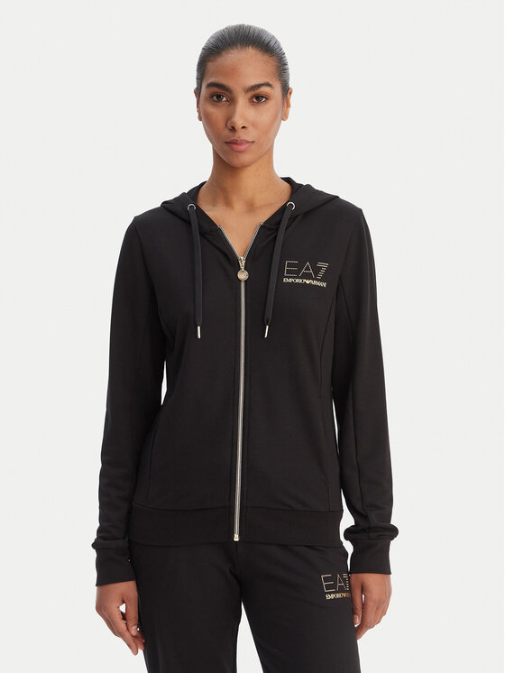 EA7 Emporio Armani EA7 Emporio Armani Trening 8NTV51 TJ9RZ 1200 Negru Regular Fit