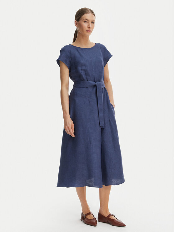 Weekend Max Mara Weekend Max Mara Φόρεμα καλοκαιρινό Esordio 2615221052 Σκούρο μπλε Regular Fit