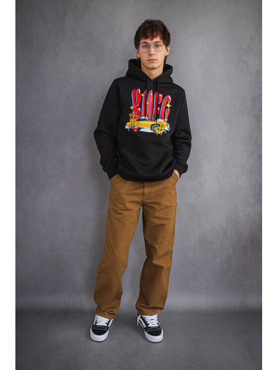 Kamuflage Kamuflage Bluza P.I.M.P Czarny Comfort Fit