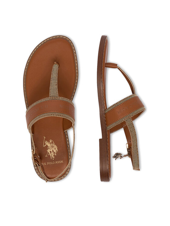 U.S. Polo Assn. U.S. Polo Assn. Sandalen EO-CASSIE001W/6TY1 Braun