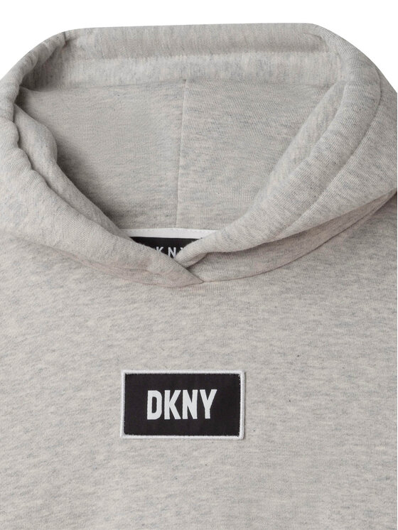DKNY DKNY Bluza D35S52 Szary Regular Fit