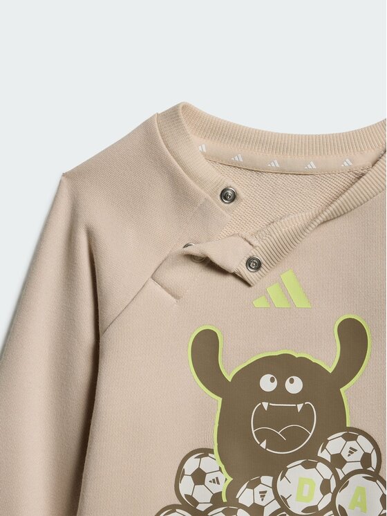 adidas adidas Zestaw dla niemowląt 168990 Beżowy Loose Fit